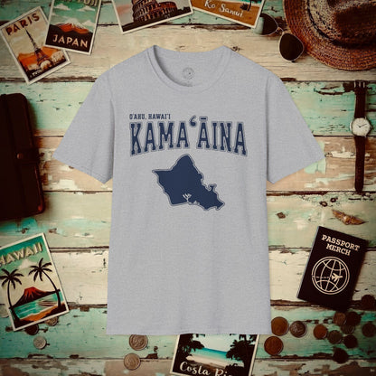 Classic University (Kamaaina Edition), Oahu, Hawaii T-Shirt Sport Grey / S