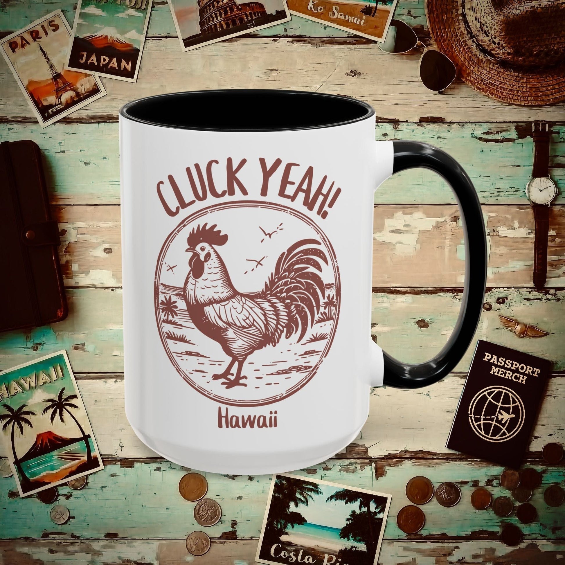 Cluck Yeah! Hawaii 15oz Mug Black / 15oz