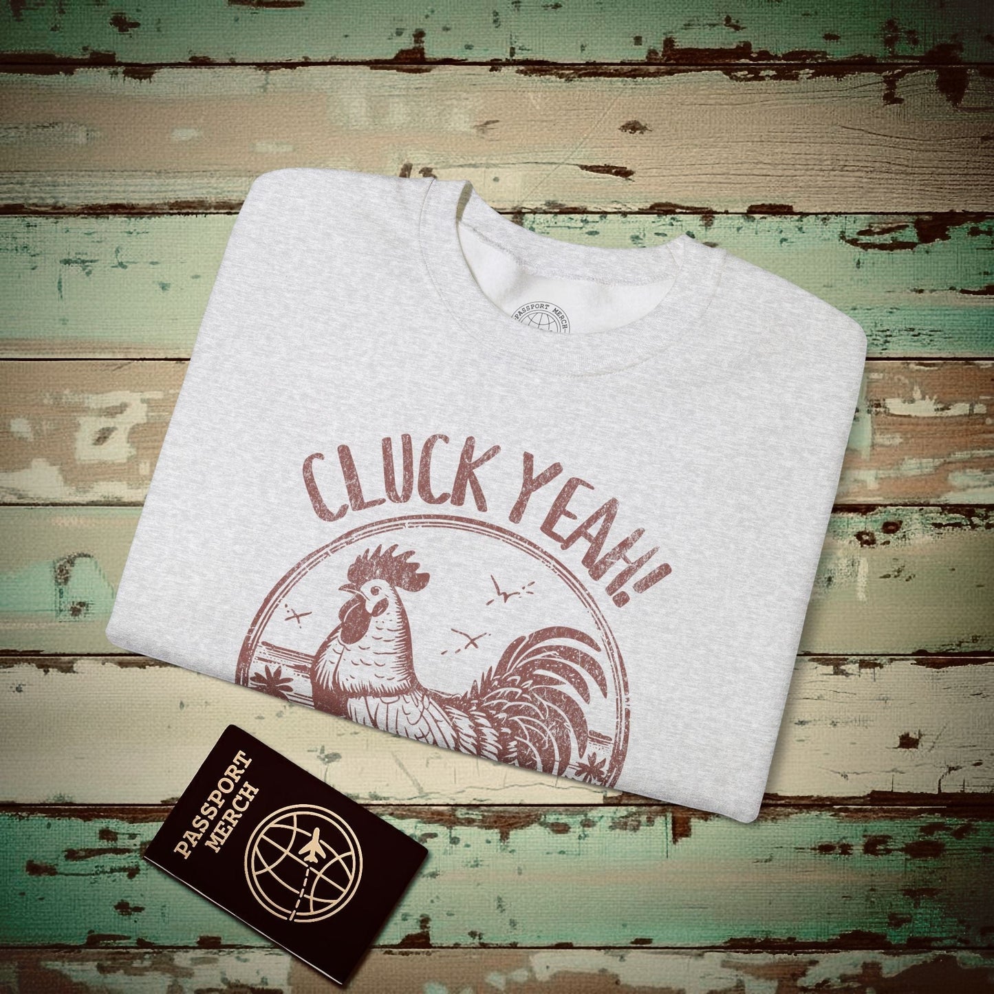 Cluck Yeah! Hawaii Crewneck Ash / S