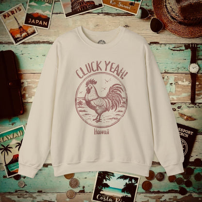 Cluck Yeah! Hawaii Crewneck Sand / S