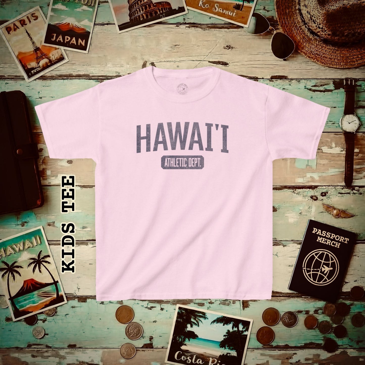Copy of Loco Moco All Star, Hawaii Kids Tee XS / Light Pink