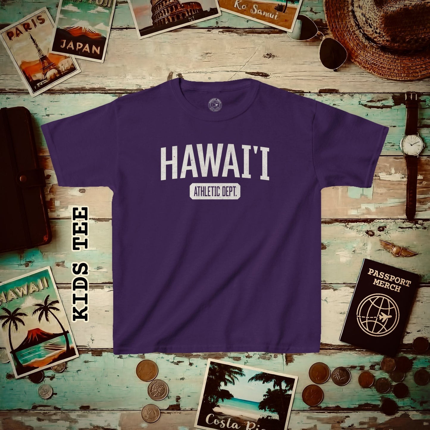 Copy of Loco Moco All Star, Hawaii Kids Tee XS / Purple