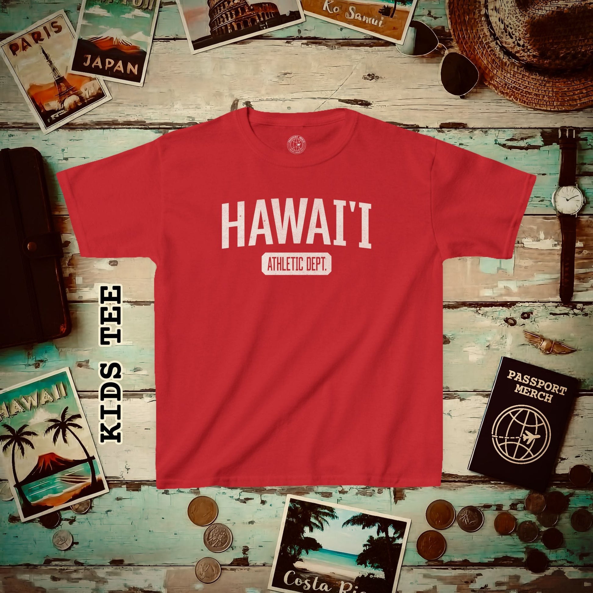 Copy of Loco Moco All Star, Hawaii Kids Tee XS / Red