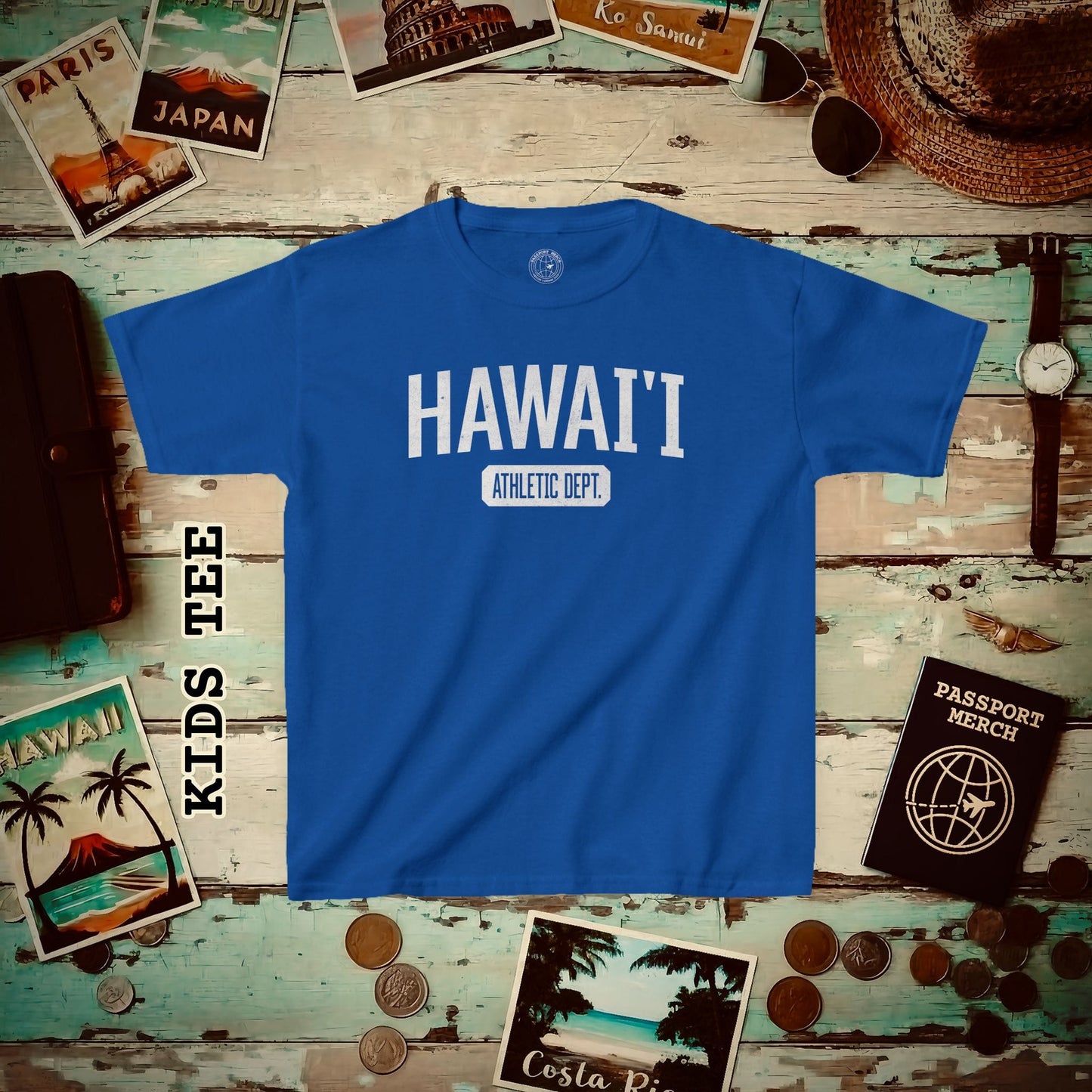 Copy of Loco Moco All Star, Hawaii Kids Tee XS / Royal
