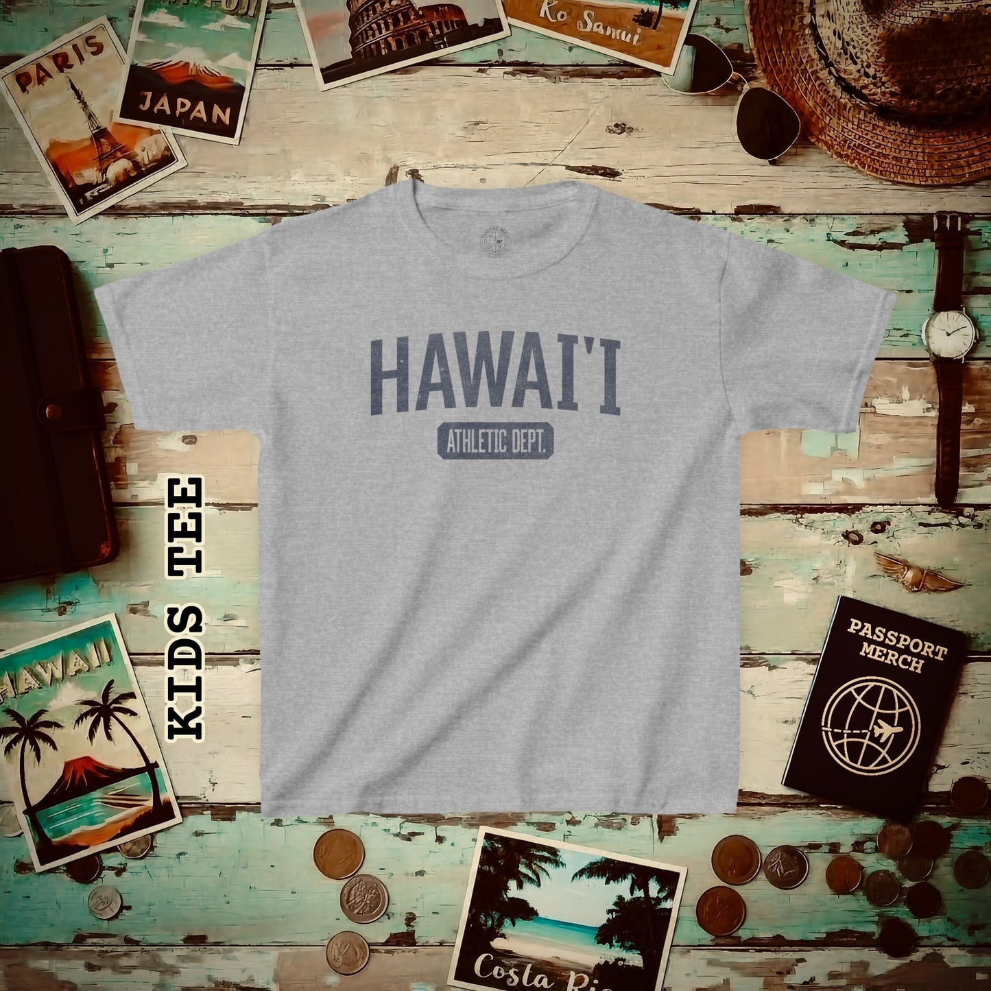 Copy of Loco Moco All Star, Hawaii Kids Tee XS / Sport Grey