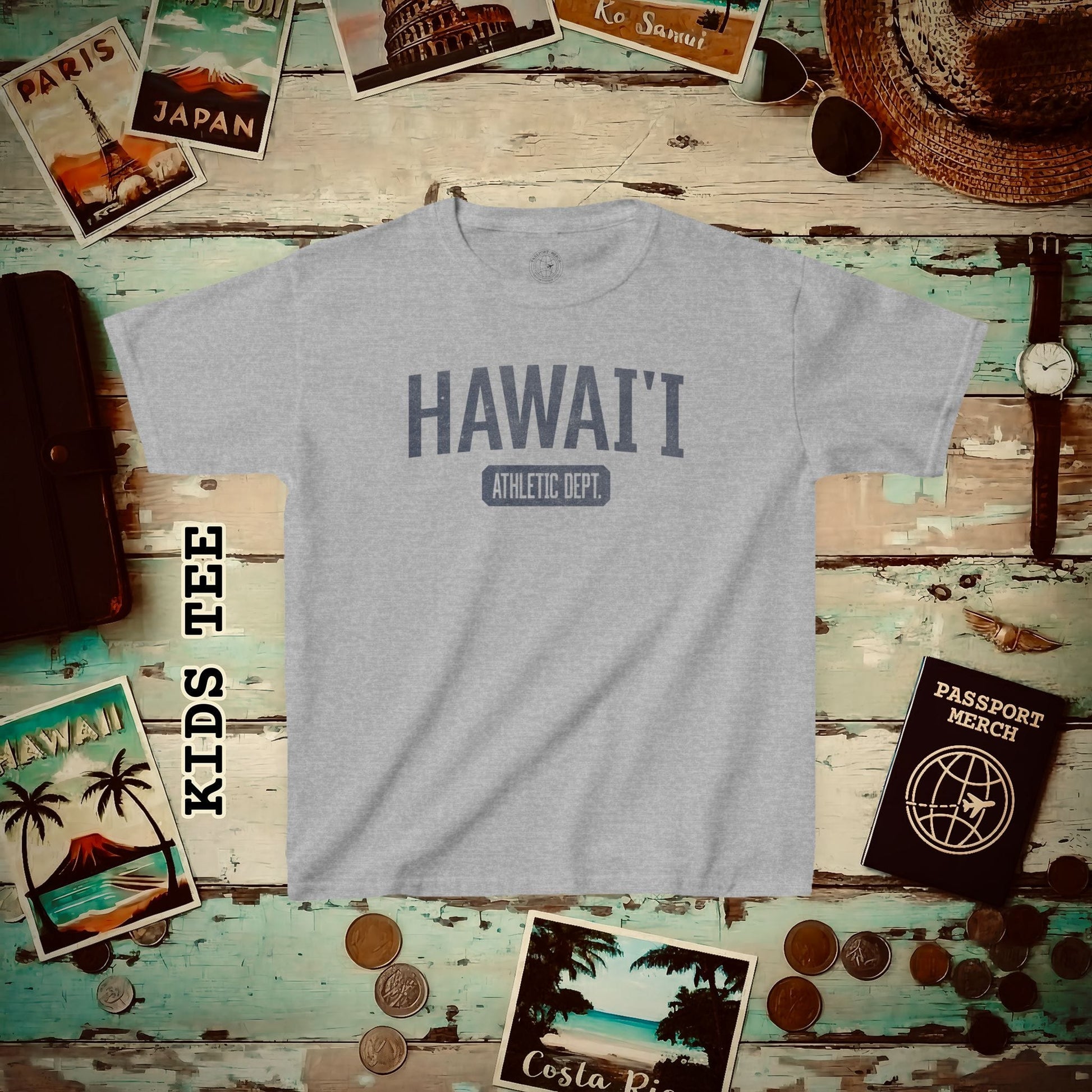 Copy of Loco Moco All Star, Hawaii Kids Tee XS / Sport Grey