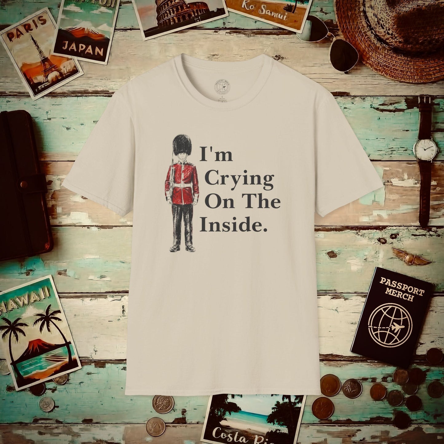Crying on the Inside, England T-Shirt Sand / S