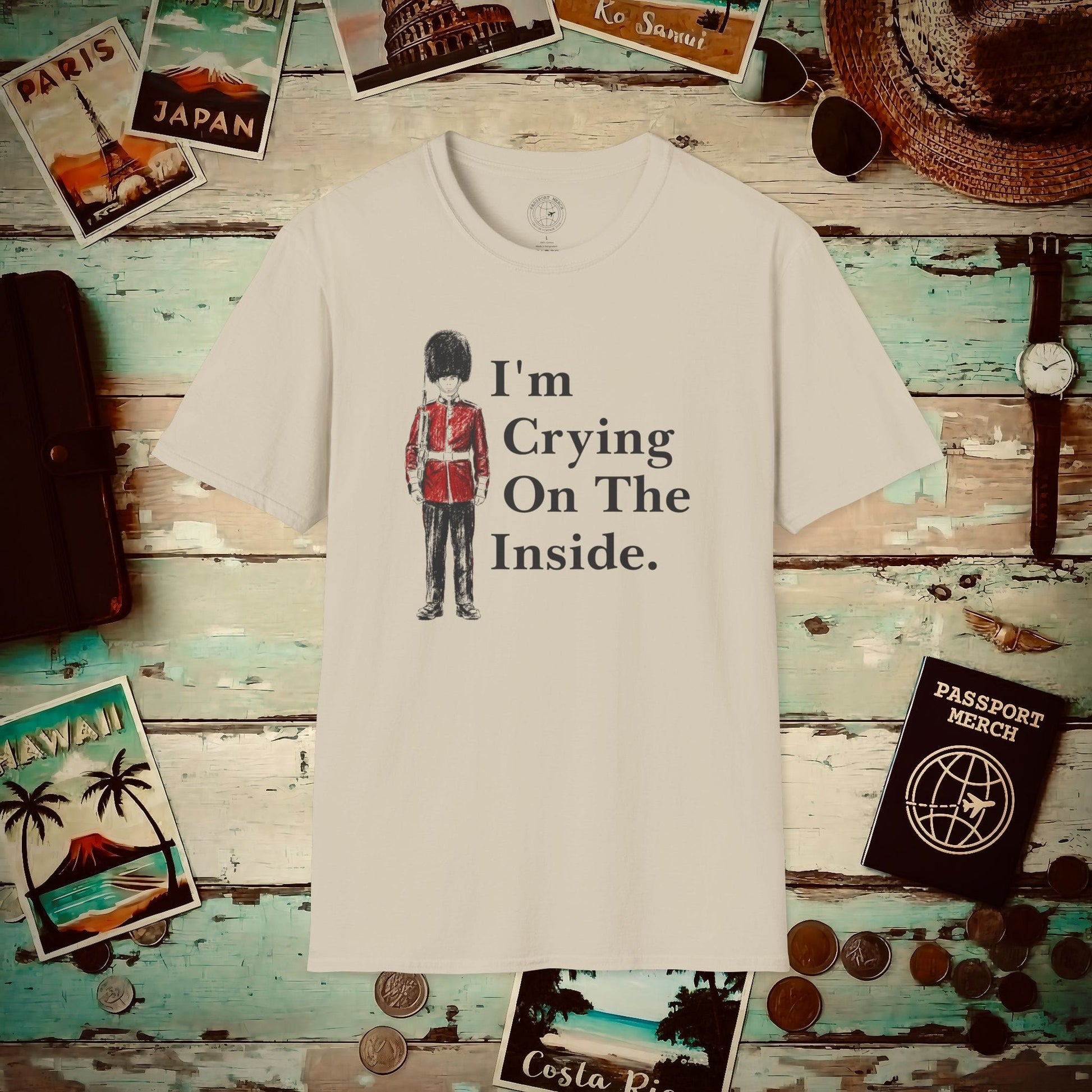 Crying on the Inside, England T-Shirt Sand / S