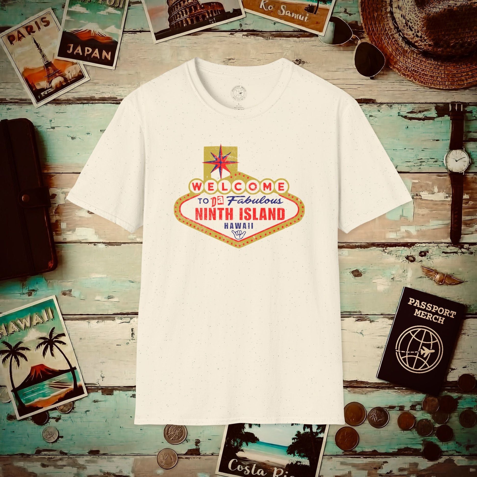 Da Fabulous Ninth Island, Hawaii (and Nevada) T-Shirt Natural / S