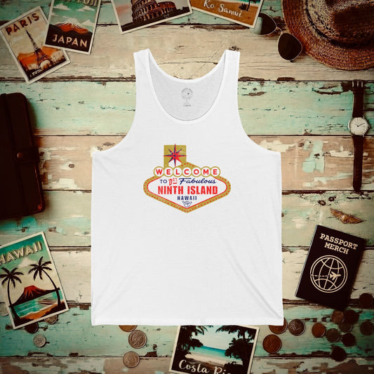 Da Fabulous Ninth Island, Hawaii (and Nevada) Tank Top White / XS