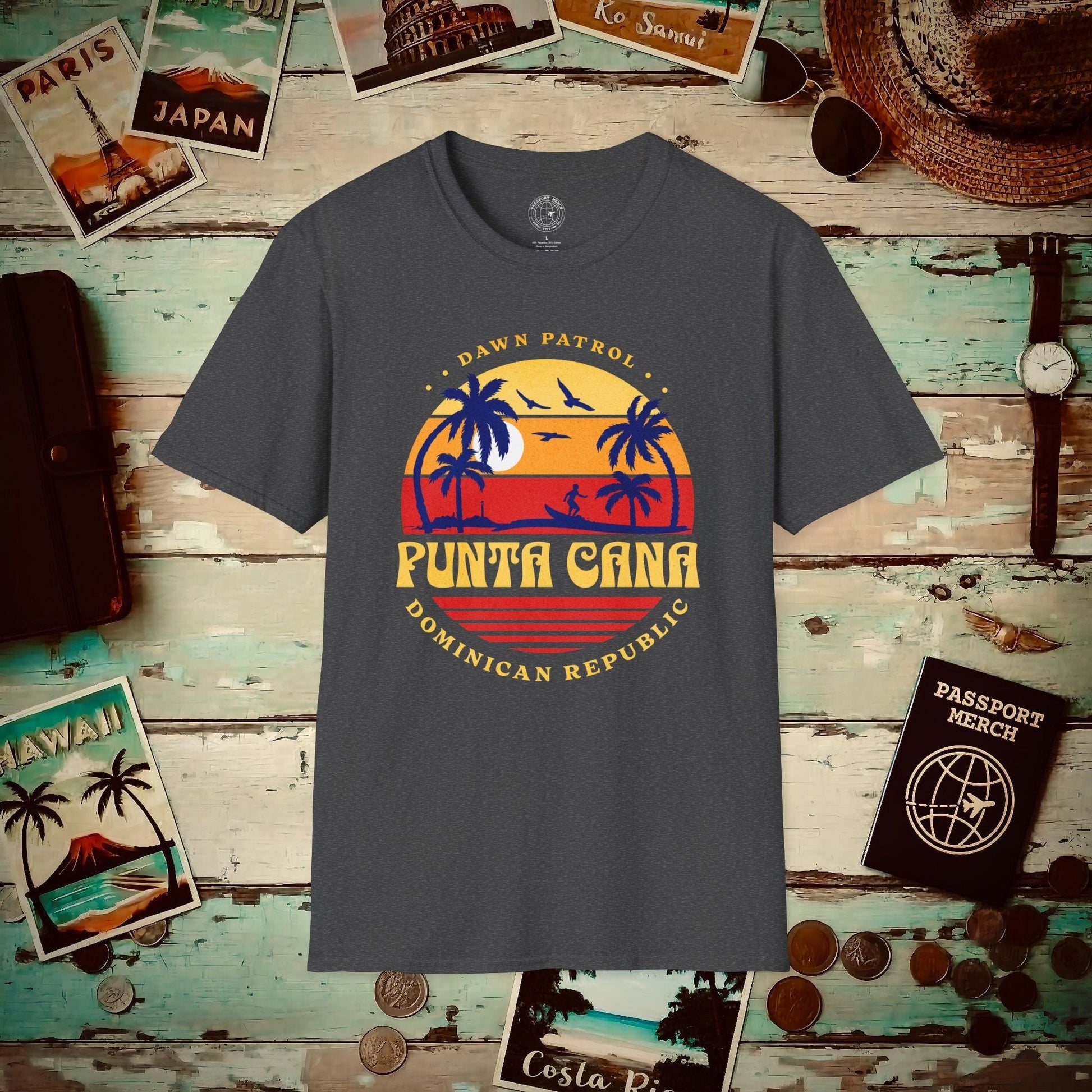 Dawn Patrol, Punta Cana Dominican Republic T-Shirt Dark Heather / S