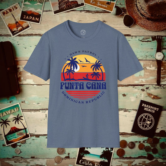 Dawn Patrol, Punta Cana Dominican Republic T-Shirt Heather Indigo / S