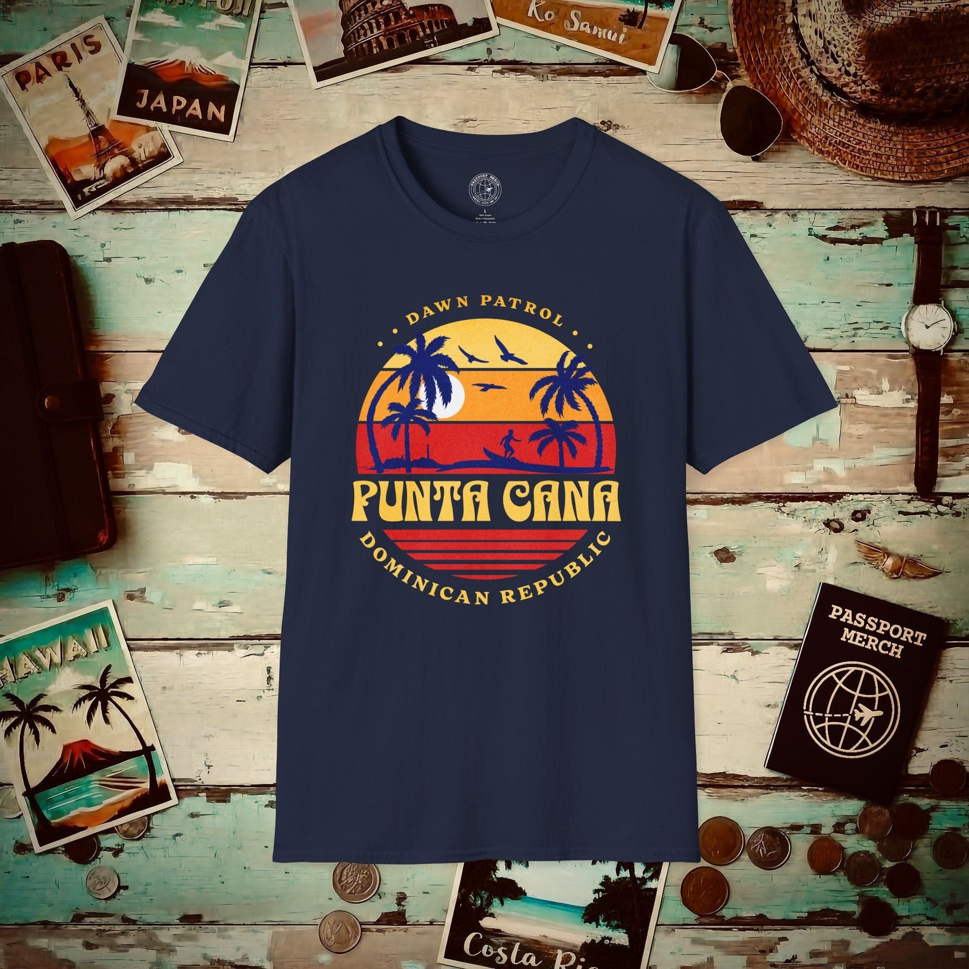 Dawn Patrol, Punta Cana Dominican Republic T-Shirt Navy / S
