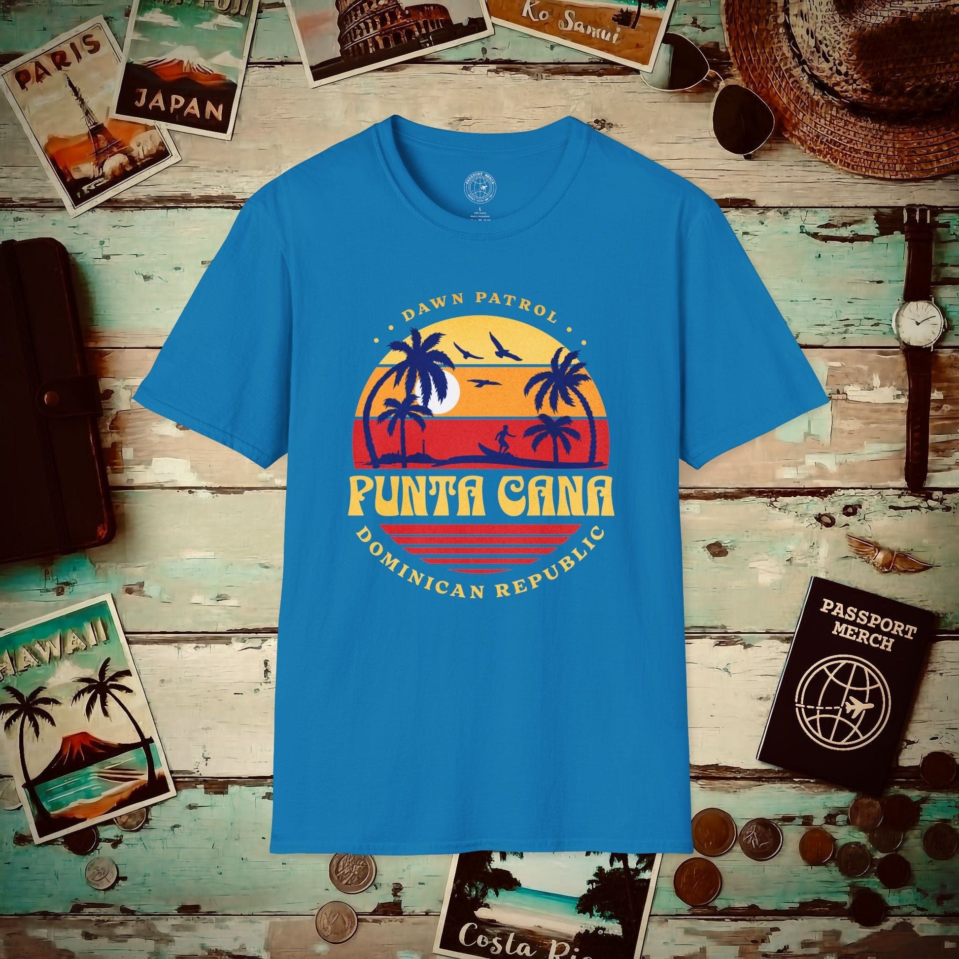 Dawn Patrol, Punta Cana Dominican Republic T-Shirt Sapphire / S