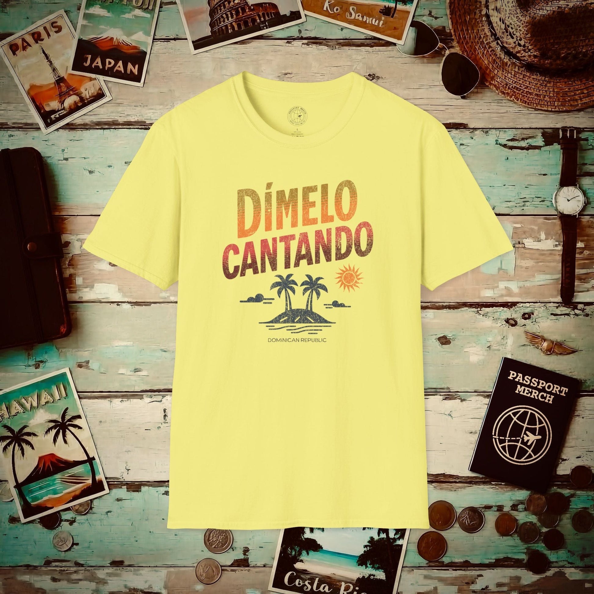Dimelo Cantando Dominican Republic T-Shirt Cornsilk / S