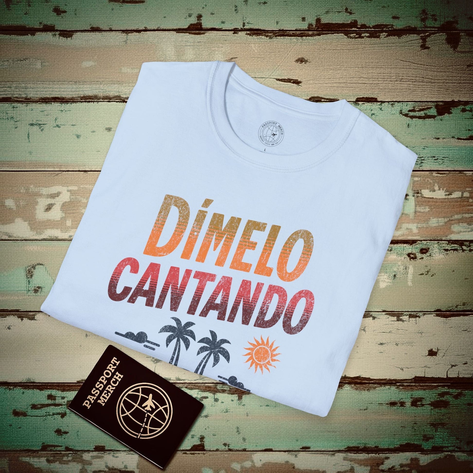 Dimelo Cantando Dominican Republic T-Shirt Light Blue / S