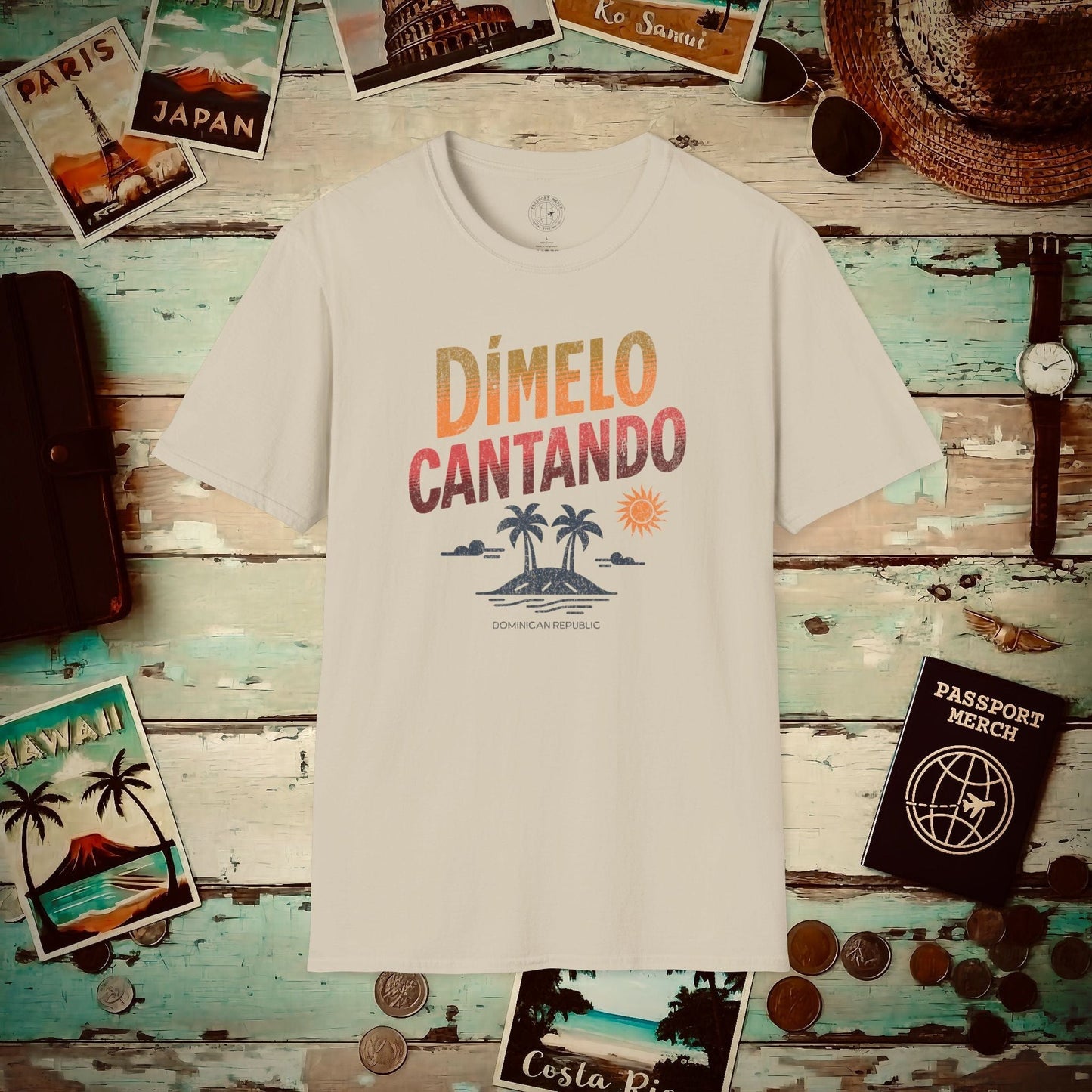 Dimelo Cantando Dominican Republic T-Shirt Sand / S