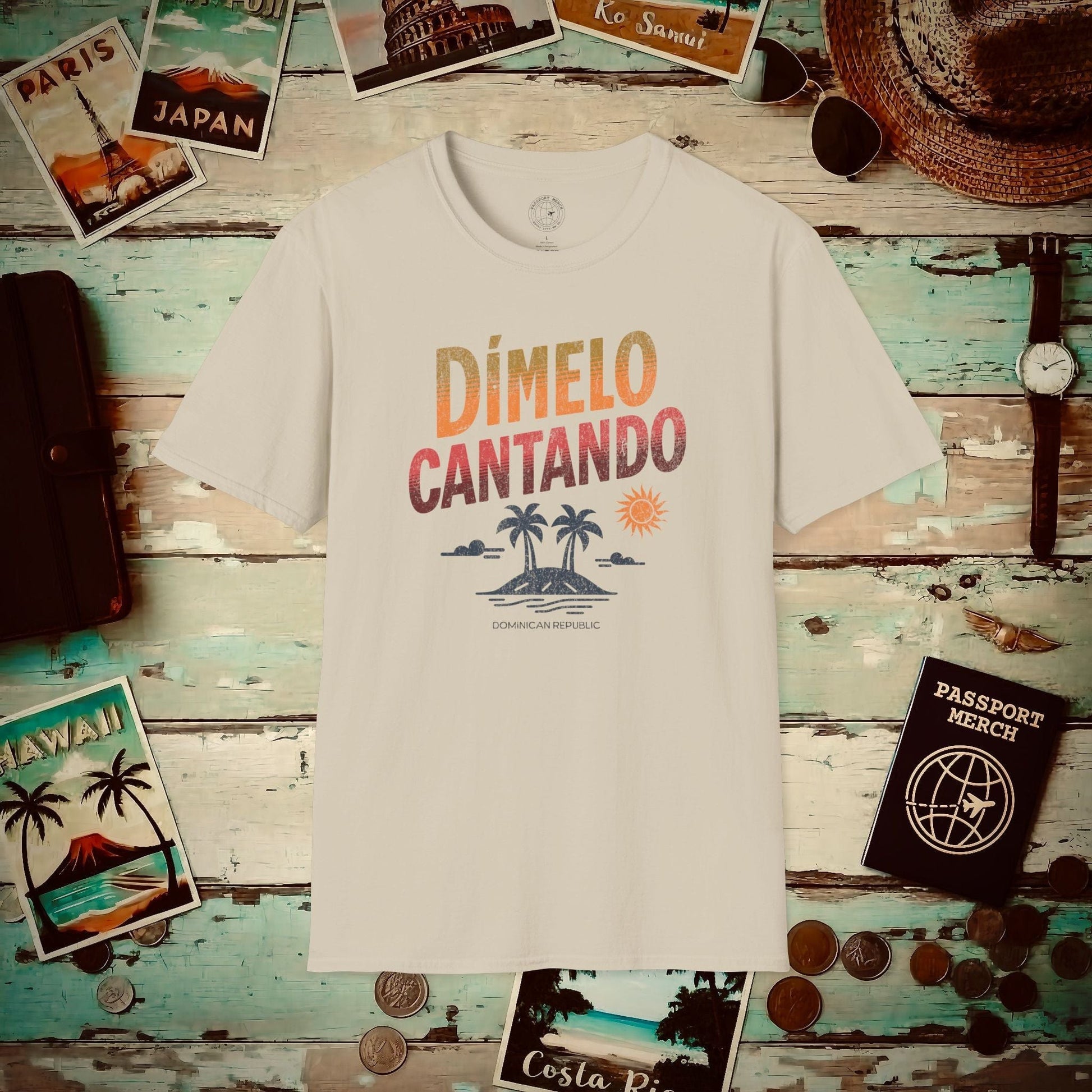 Dimelo Cantando Dominican Republic T-Shirt Sand / S
