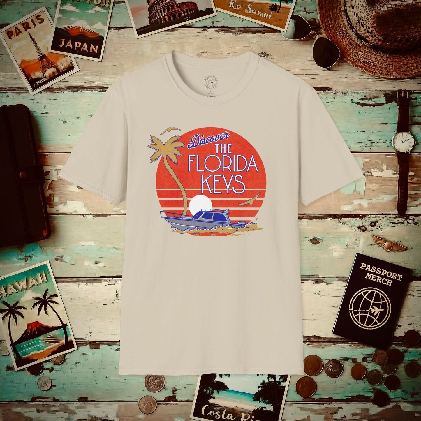 Discover The Florida Keys T-Shirt Sand / S