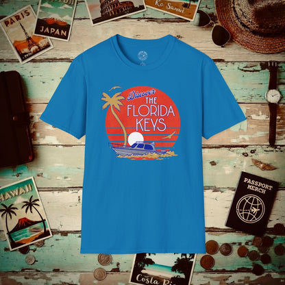 Discover The Florida Keys T-Shirt Sapphire / S