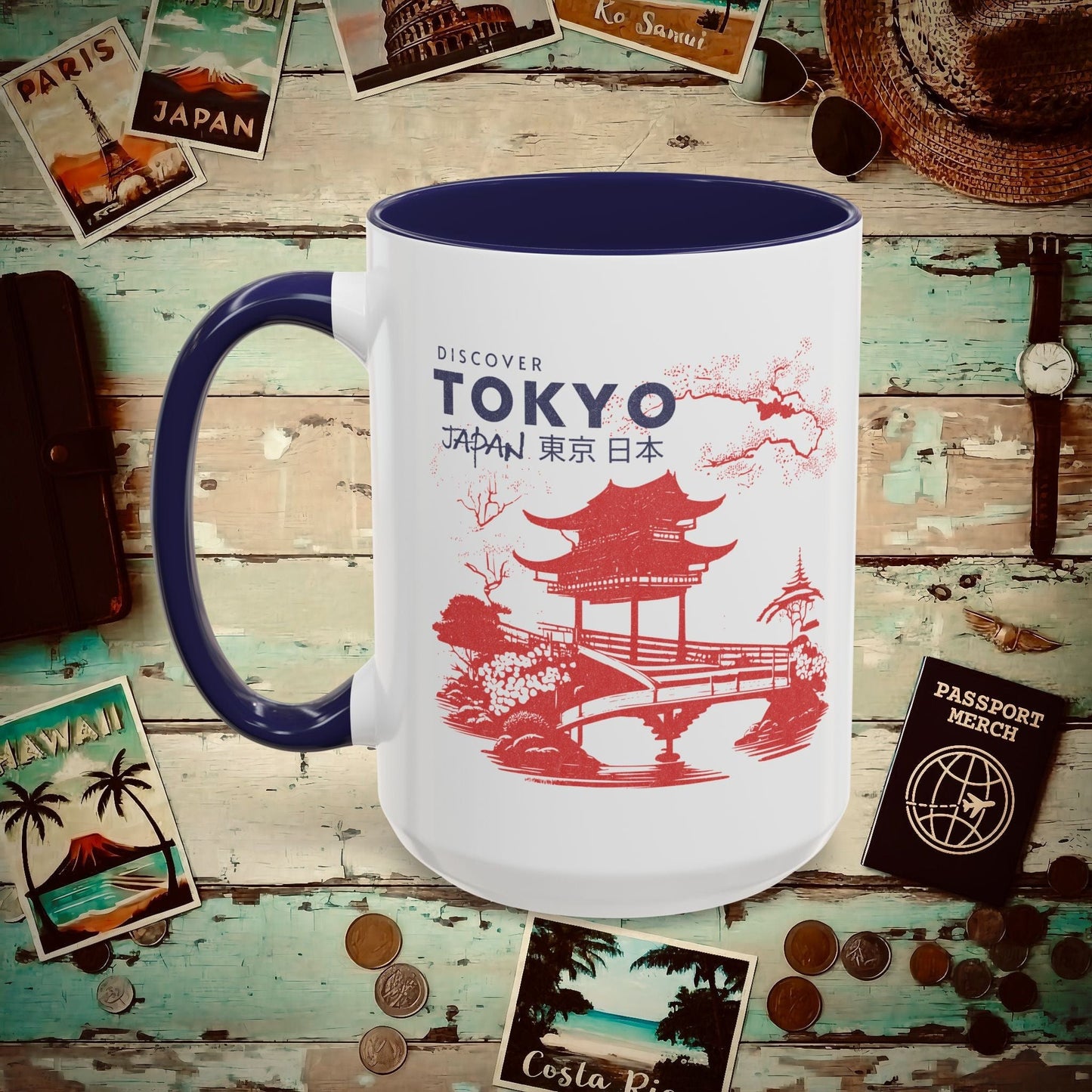 Discover Tokyo Japan 15oz Mug Navy / 15oz