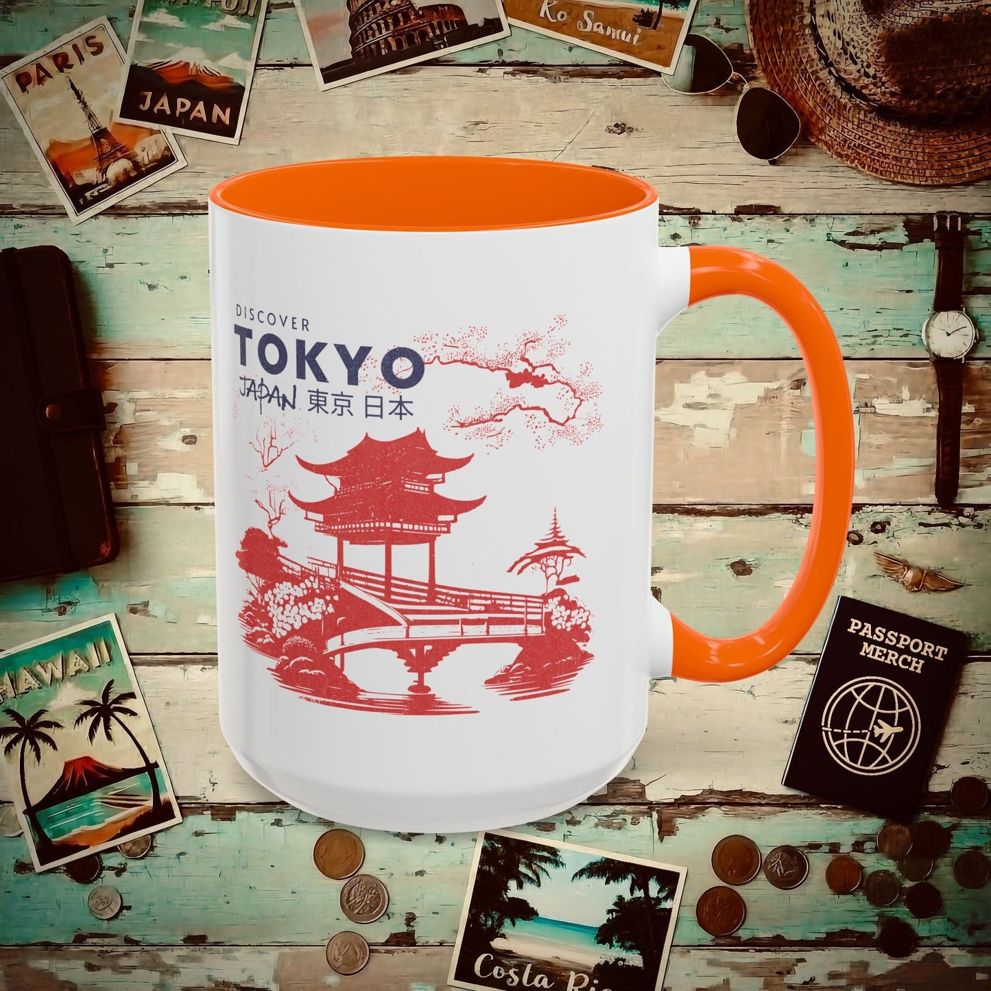 Discover Tokyo Japan 15oz Mug Orange / 15oz