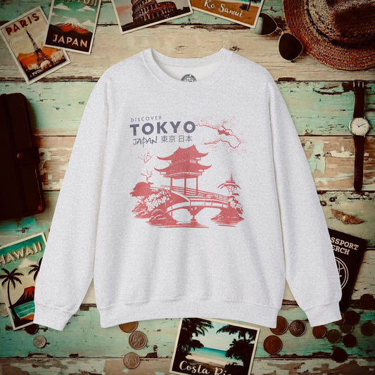 Discover Tokyo Japan Crewneck Ash / S