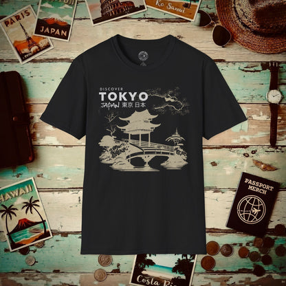 Discover Tokyo Japan T-Shirt Black / S