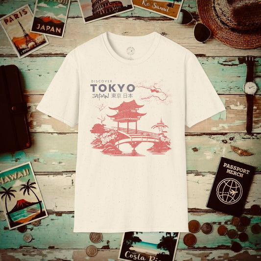 Discover Tokyo Japan T-Shirt Natural / S