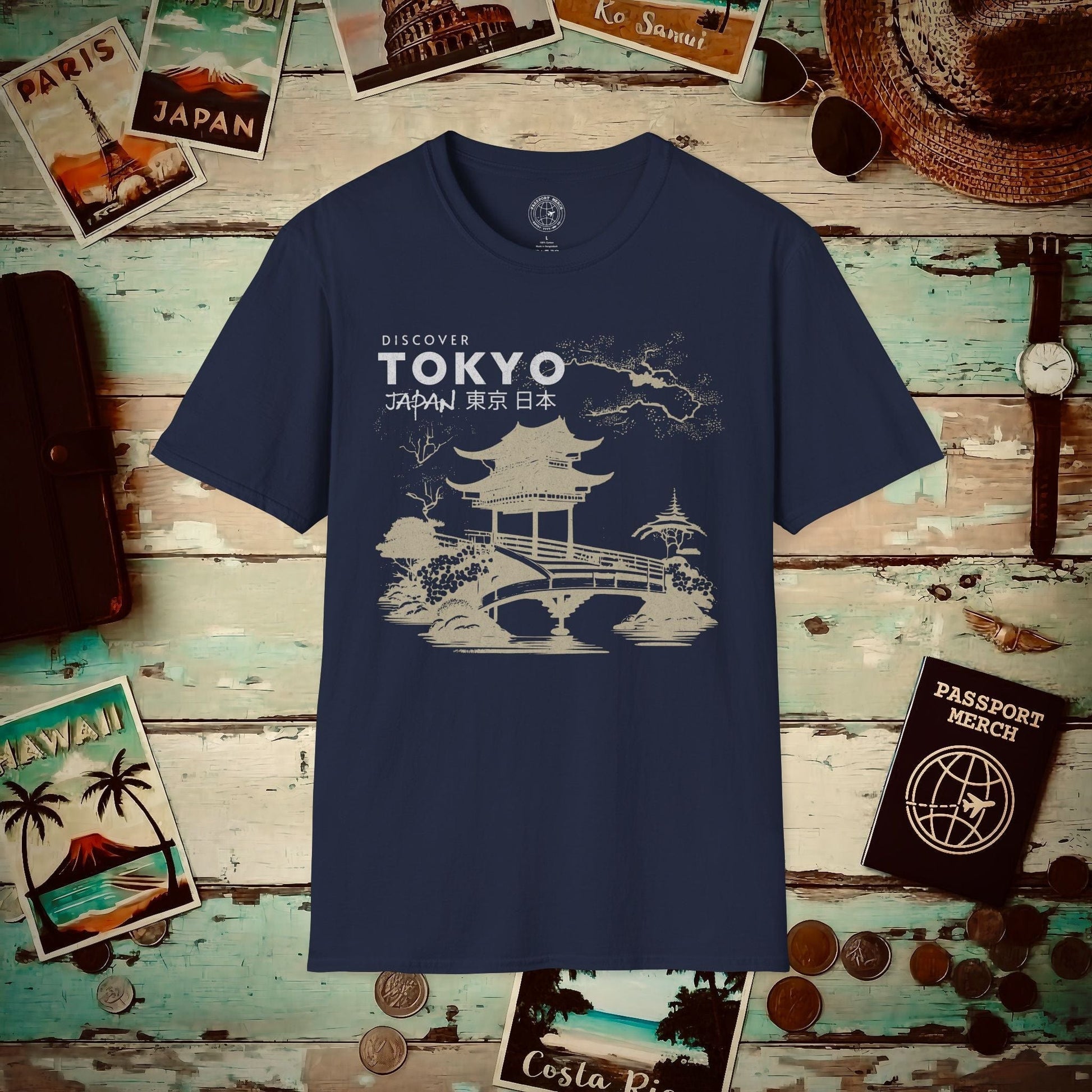 Discover Tokyo Japan T-Shirt Navy / S