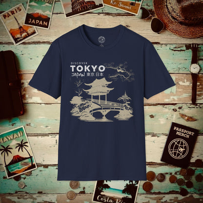 Discover Tokyo Japan T-Shirt Navy / S