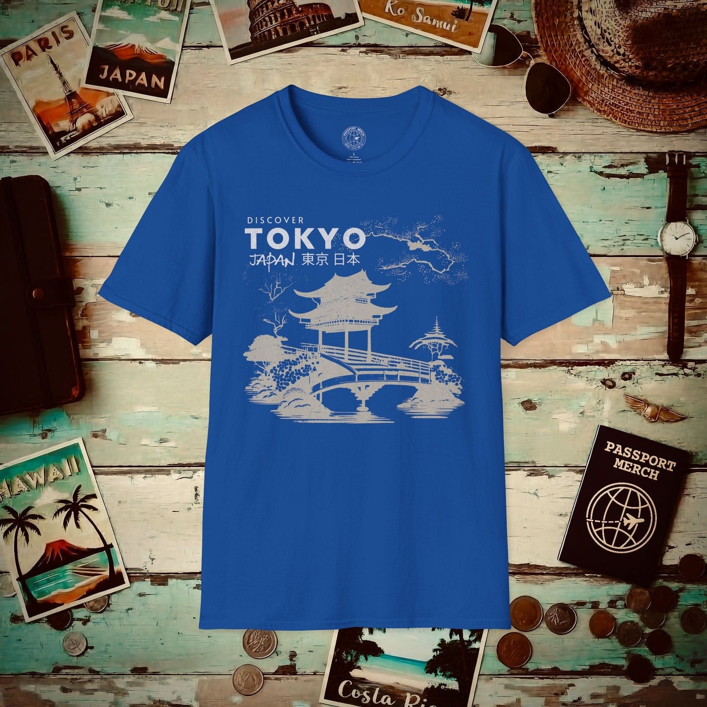 Discover Tokyo Japan T-Shirt Royal / S