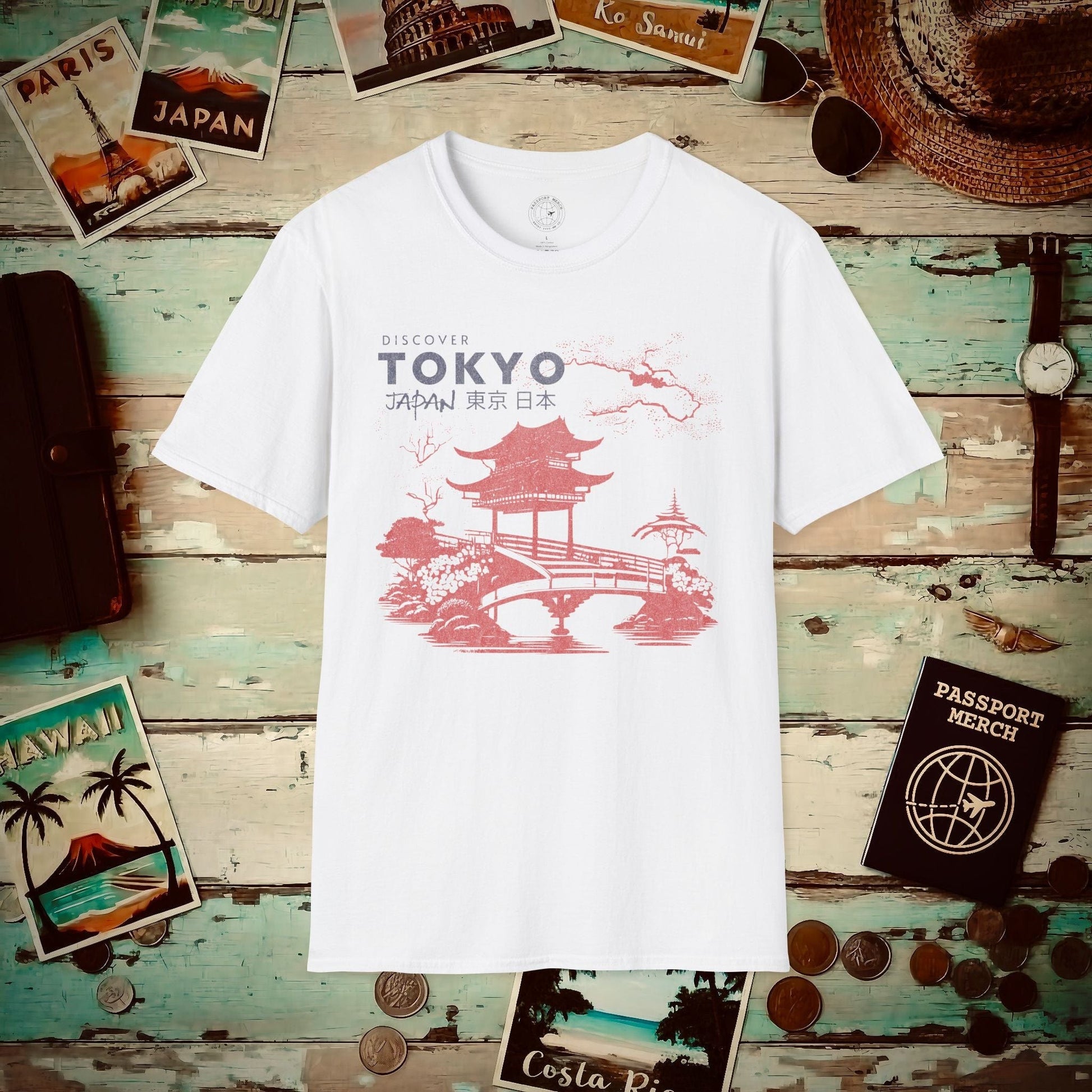 Discover Tokyo Japan T-Shirt White / S