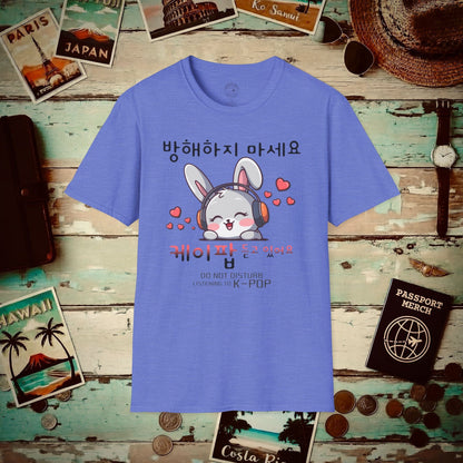 Do Not Disturb, Listening to K-Pop Korea T-Shirt Heather Royal / S