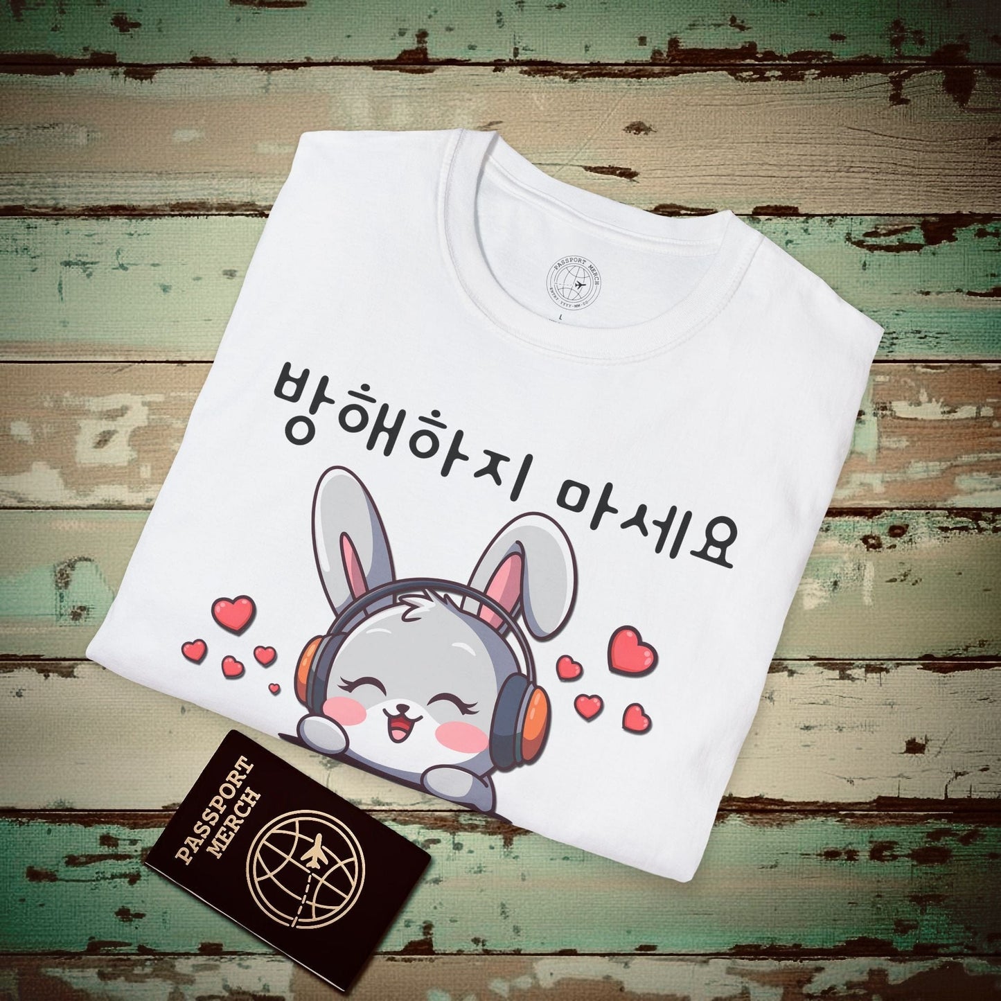 Do Not Disturb, Listening to K-Pop Korea T-Shirt White / S