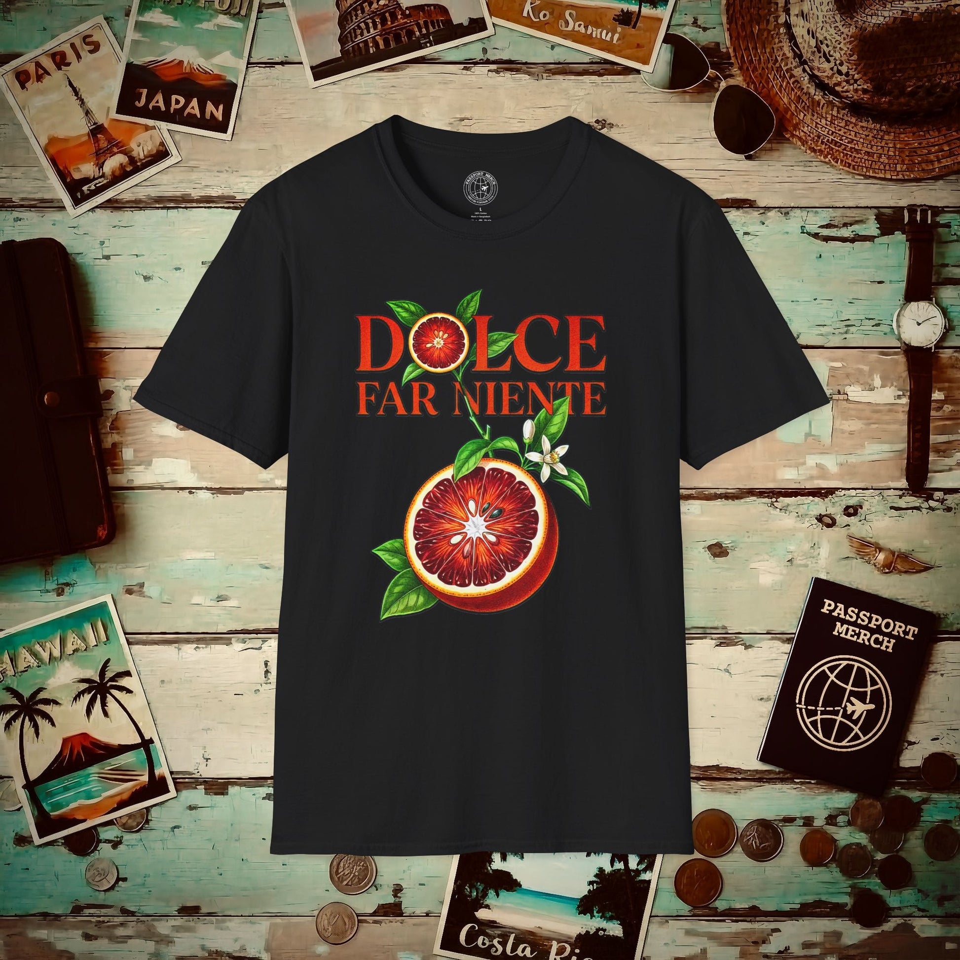 Dolce Sicilian Blood Orange, Italy T-Shirt Black / S