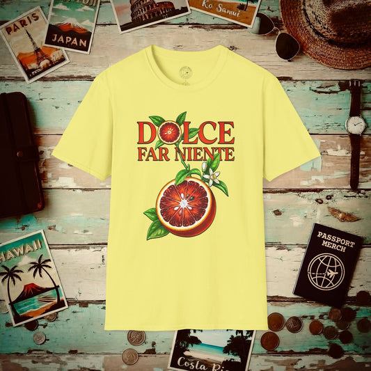 Dolce Sicilian Blood Orange, Italy T-Shirt Cornsilk / S