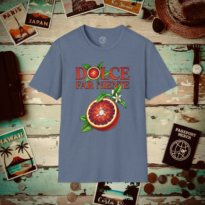 Dolce Sicilian Blood Orange, Italy T-Shirt Heather Indigo / S