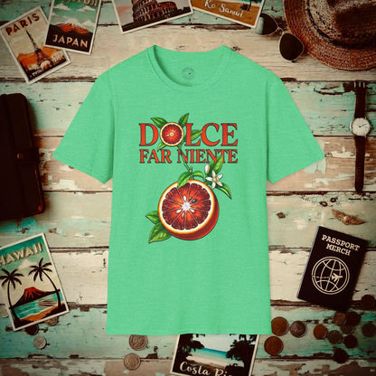 Dolce Sicilian Blood Orange, Italy T-Shirt Heather Irish Green / S