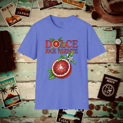 Dolce Sicilian Blood Orange, Italy T-Shirt Heather Royal / S