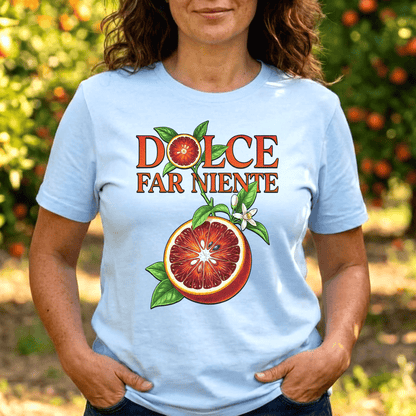 Dolce Sicilian Blood Orange, Italy T-Shirt Light Blue / S