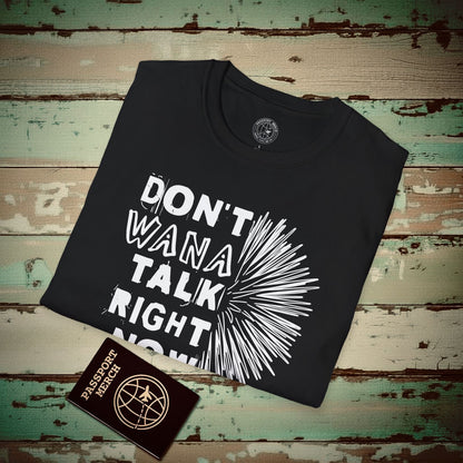 Don't Wana Talk Right Now, Hawaii T-Shirt Black / S