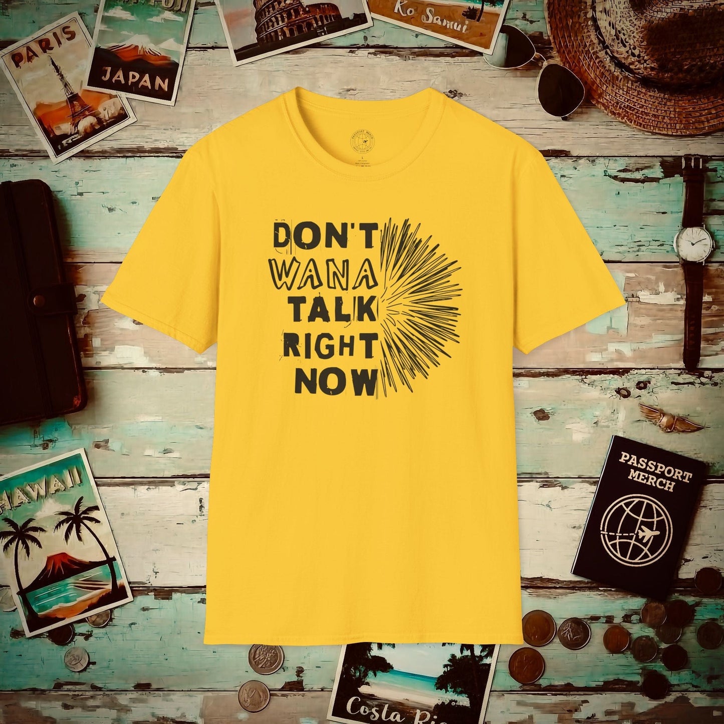 Don't Wana Talk Right Now, Hawaii T-Shirt Daisy / S