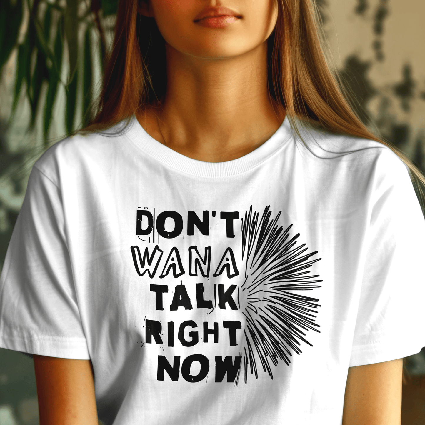 Don't Wana Talk Right Now, Hawaii T-Shirt White / S