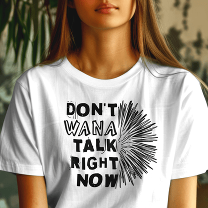 Don't Wana Talk Right Now, Hawaii T-Shirt White / S