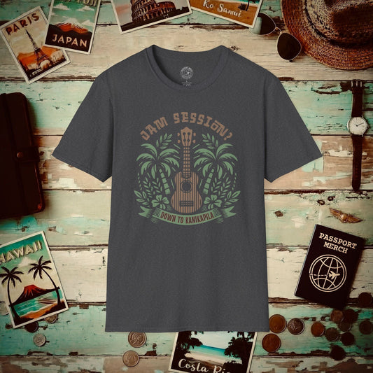 Down To Kanikapila, Hawaii T-Shirt Dark Heather / S