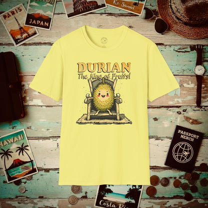 Durian, The King of Fruits, SE Asia T-Shirt Cornsilk / S