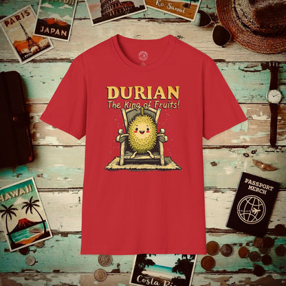 Durian, The King of Fruits, SE Asia T-Shirt Red / S