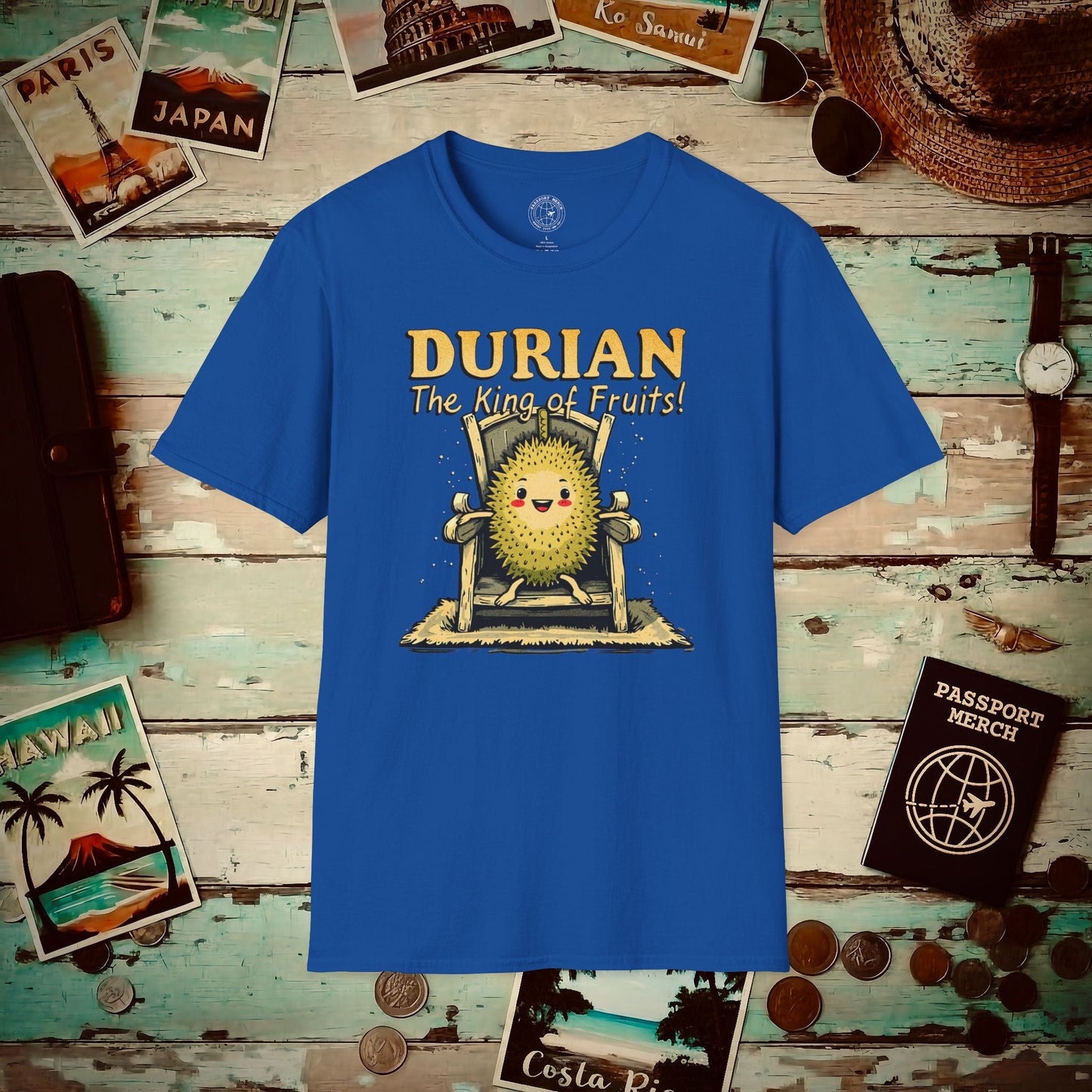 Durian, The King of Fruits, SE Asia T-Shirt Royal / S