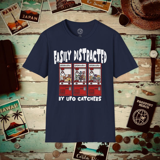 Easily Distracted by UFO Catchers, Japan T-Shirt Navy / S